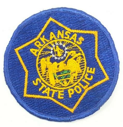 Vintage Arkansas State Police Uniform Patch