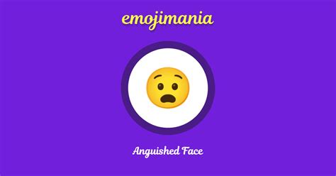 😧 Anguished Face emoji Copy & Paste - Emojimania