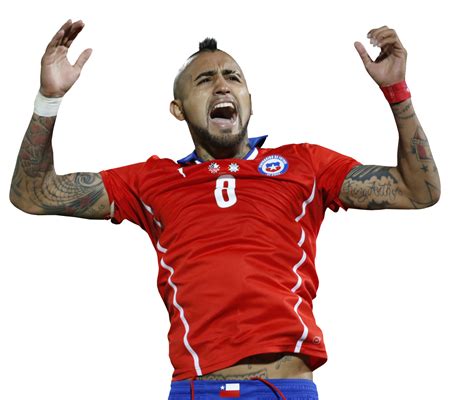 Arturo Vidal football render - FootyRenders