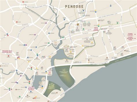 Penrose – Location Map – New Launch Condo