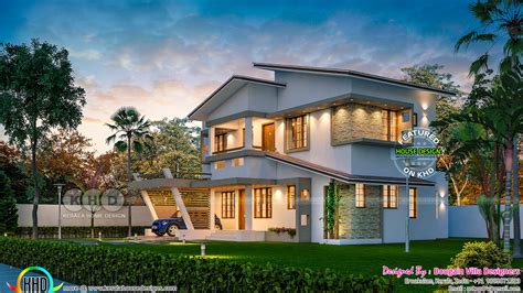 Design of a Ultra modern Classic style 4BHK house - Kerala Home Design ...