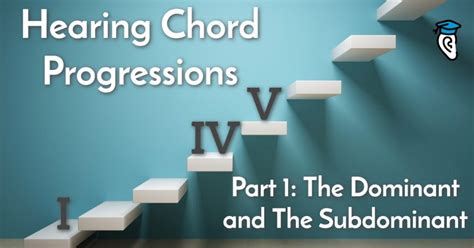 Hearing Chord Progressions, Part 1: the Dominant and the Subdominant - Musical U