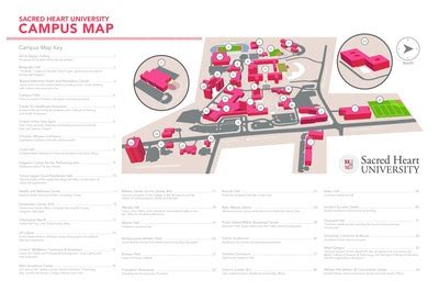 "Campus Map 2019" by Sacred Heart University