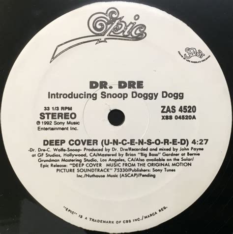 DR. DRE / DEEP COVER (RE)