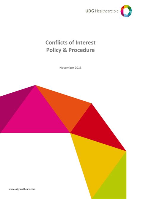 Conflict of Interest Policy - 15+ Examples, Format, How to Properly, Pdf