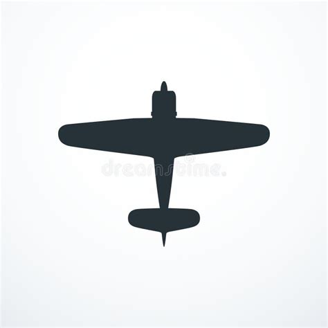 Old Airplane Icon. Vector Illustration Stock Vector - Illustration of airplane, tourism: 126739564