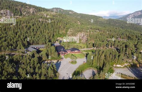 Zoo and bear park Bjorneparken in Norway - Aerial overview showing Stock Video Footage - Alamy