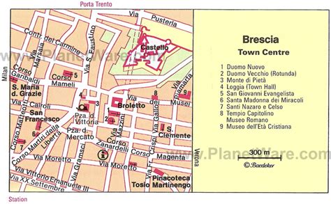 Brescia Map - Italy