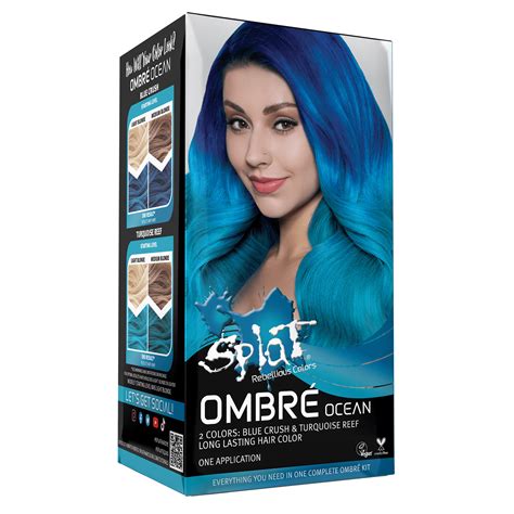 Blue And Purple Ombre Hair
