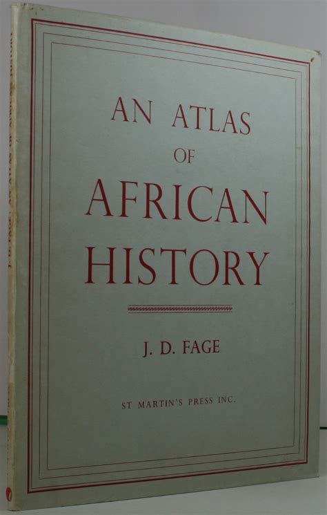 An Atlas of African History - Africana books UK