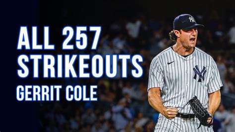 ALL of Gerrit Cole’s 257 Strikeouts in 2022 - YouTube