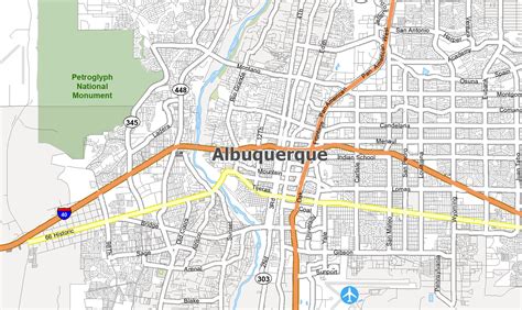 Albuquerque Map, New Mexico - GIS Geography