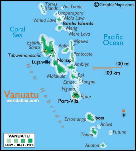 Images and Places, Pictures and Info: vanuatu map of islands