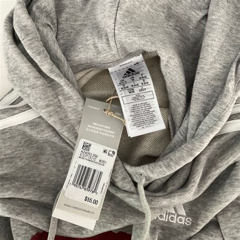 adidas | Tops | Nwt Womens Adidas Gray Cropped Hoodie Royal Spanish ...