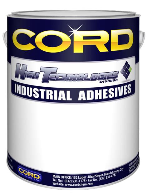 Stronghold Industrial Adhesive | Cord Chemicals Inc.