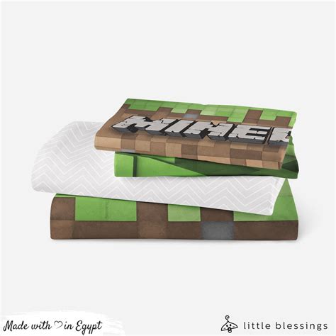 Minecraft Bed Set (Green & Brown) – Little Blessings Egypt