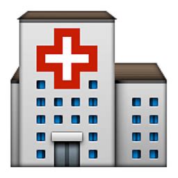 🏥 Hospital Emoji (U+1F3E5/U+E155)