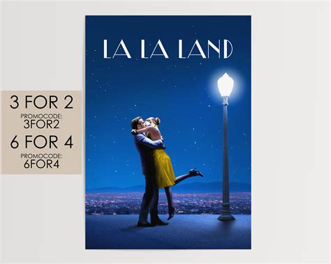 La La Land 2016 Poster Movie Poster Art Film Print Gift LLL001 - Etsy