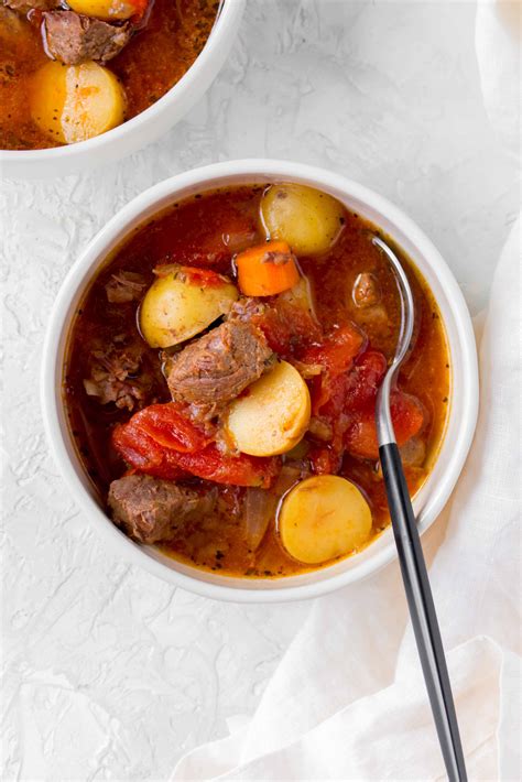 Beef and Tomato Soup - Carmy - Easy Healthy-ish Recipes