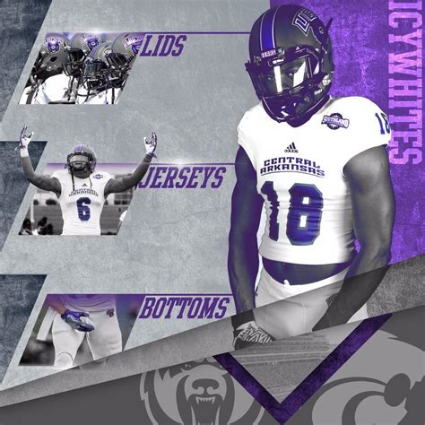 UCA Central Arkansas | Sports design inspiration, College sports graphics, Sports design