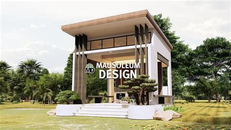 Mausoleum Design - Modern Elevated Mausoleum Design EP3 | Small ...