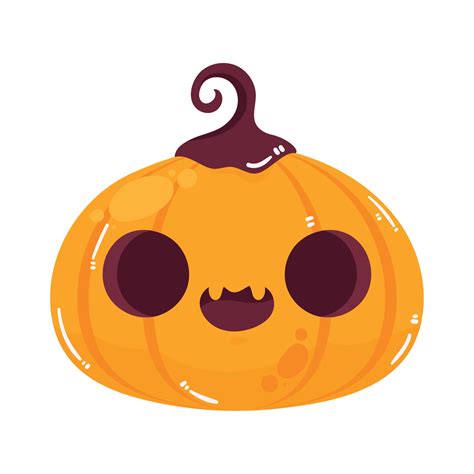 halloween pumpkin kawaii 11453130 Vector Art at Vecteezy