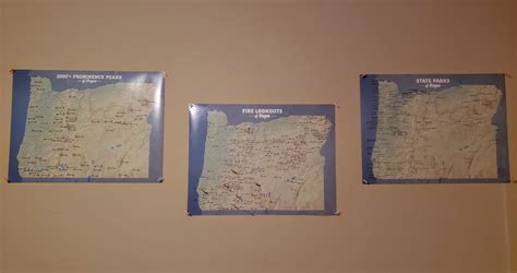 Oregon Fire Lookouts Map 18x24 Poster - Best Maps Ever