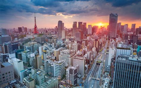 Tokyo Sunset Wallpapers - Top Free Tokyo Sunset Backgrounds - WallpaperAccess