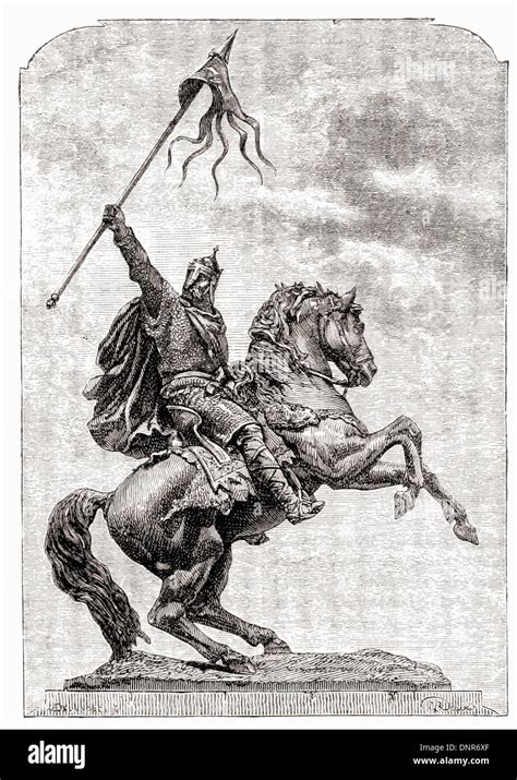 Portrait of William the Conqueror - British engraving XIX th Century ...