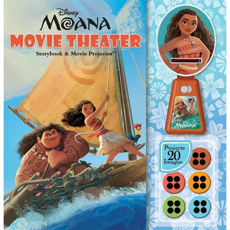 Disney Moana: Movie Theater Storybook & Movie Projector - Walmart.com ...