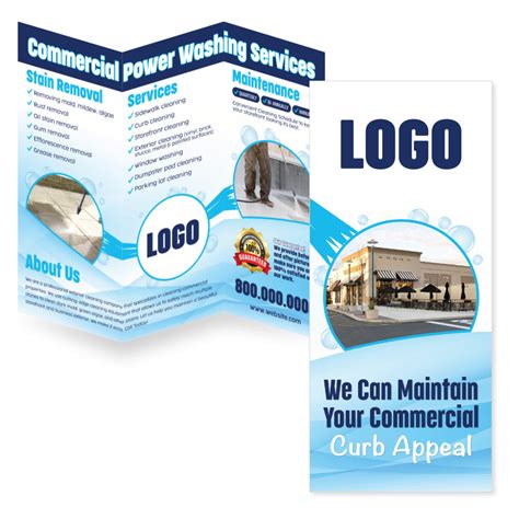 Pressure Washing Brochures | Print Design for Power Washing ...