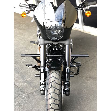 Bung King Highway Peg 2 Step Crash Bar for 2018-2021 Harley Softail w/ Forward Controlsr ...