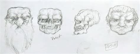 [ART] People really seemed to like the dwarf skull study I did in the ...