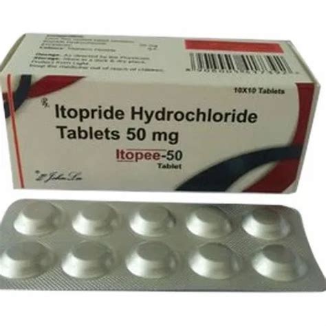 Itopride Hydrochloride Tablets, Packaging Type: Aluminium-Aluminium, 10x10 Tablet at Rs 90/box ...