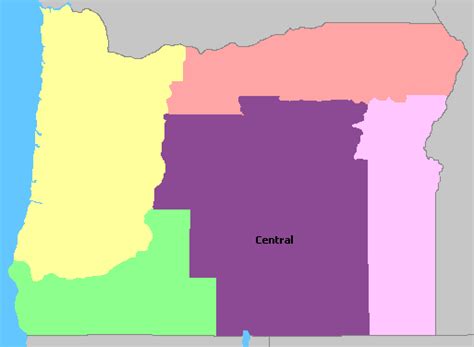 Map of Oregon