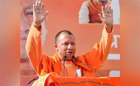 Why did Yogi Adityanath mention Jammu and Kashmir in his speech today?