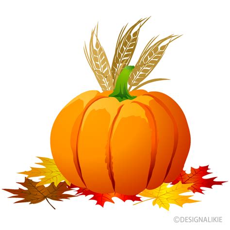 Pumpkin Thanksgiving Clip Art Free PNG Image｜Illustoon