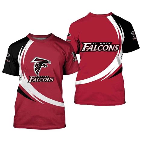 Atlanta Falcons T-shirt curve Style gift for men -Jack sport shop