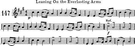 Leaning On the Everlasting Arms | Free Violin Sheet Music