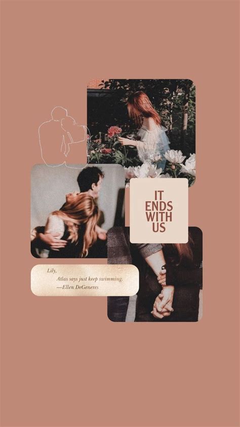 It ends with us aesthetic wallpaper | Book wallpaper, It ends with us, Book posters