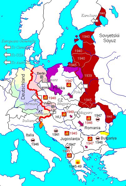 Map Of Europe Before And After World War 2