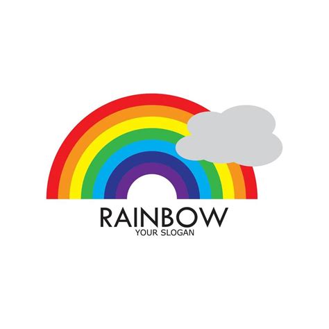 Rainbow vector icon illustration 8525302 Vector Art at Vecteezy