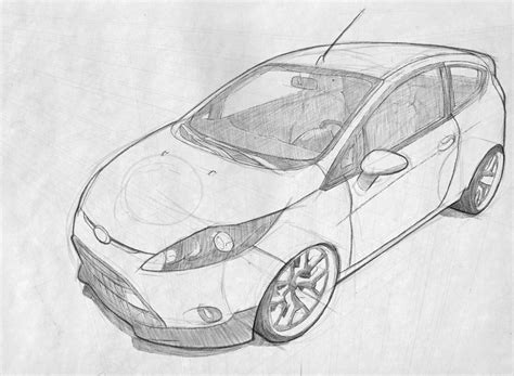 Car Drawing Techniques on Behance