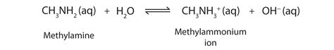 Equation For Dissociation Of Methylamine In Water - Tessshebaylo