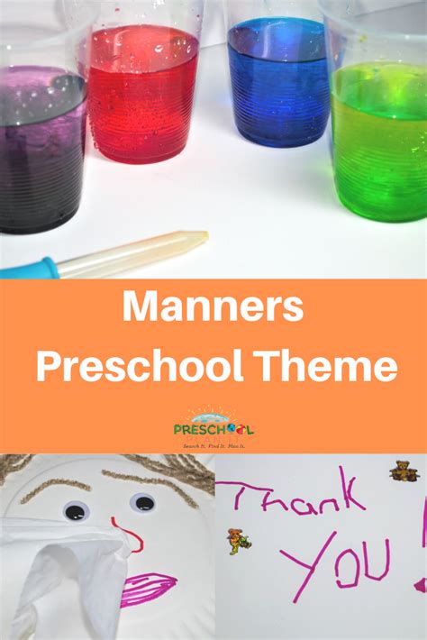 Manners Theme For Preschool