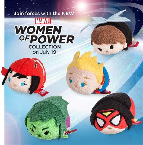 The Blot Says...: Marvel “Women of Power” Tsum Tsum Plush Series by Disney