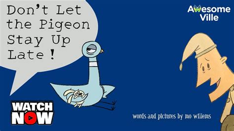 Don't let the Pigeon stay up late - Read aloud story - YouTube