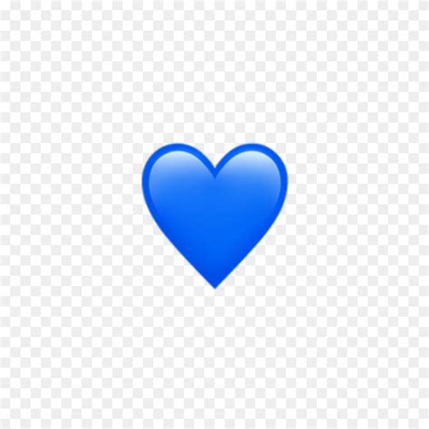 Blue Heart Emoji Transparent - Fititnoora