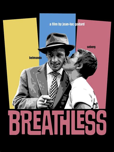 Jean-Luc Godard | Breathless (1961) | 映画 ポスター, フランス映画, 映画 フライヤー