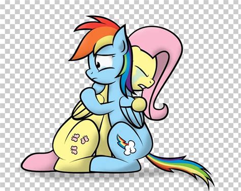 Rainbow Dash Fluttershy My Little Pony PNG, Clipart, Area, Art, Artwork, Cartoon, Comforting Hug ...